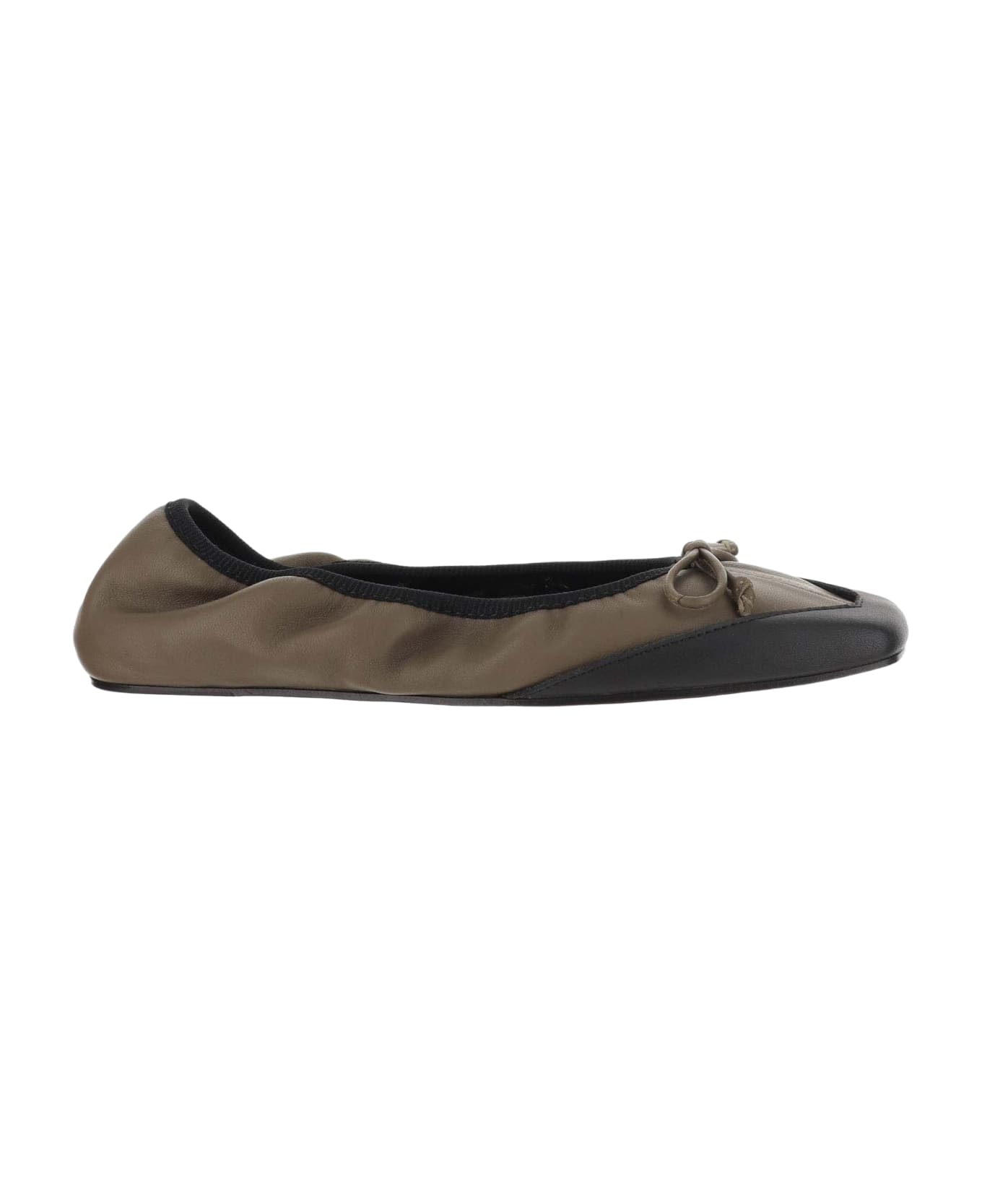 Armarium Camilla Leather Ballerinas - Green