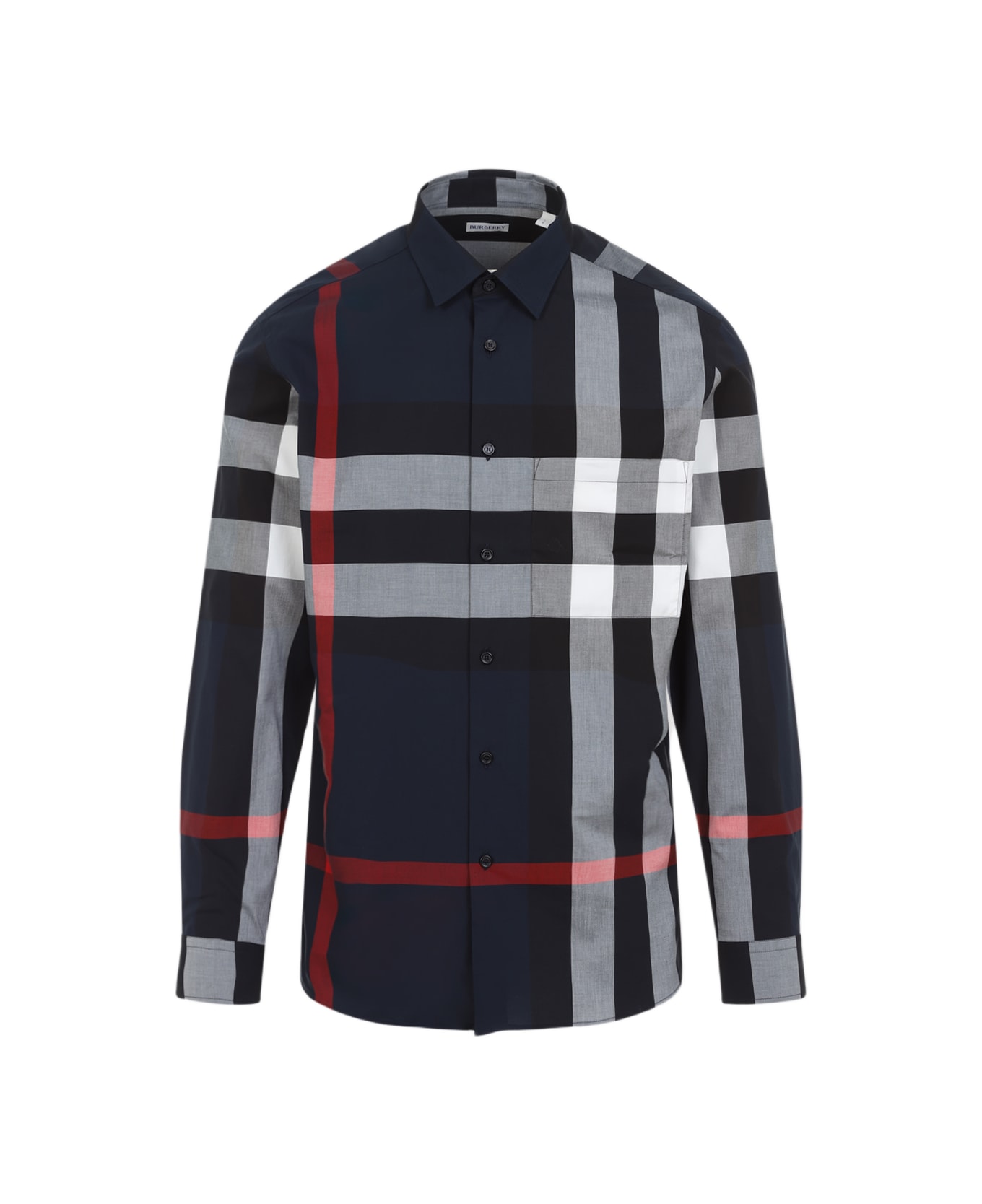 Burberry Summerton Shirt - Navy Ip Check
