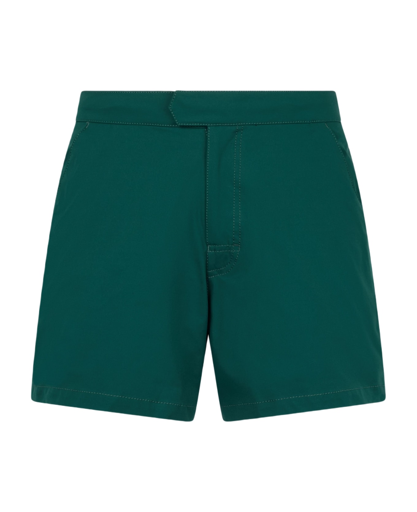 MC2 Saint Barth Man Short-length British Green Swim Shorts Master - GREEN