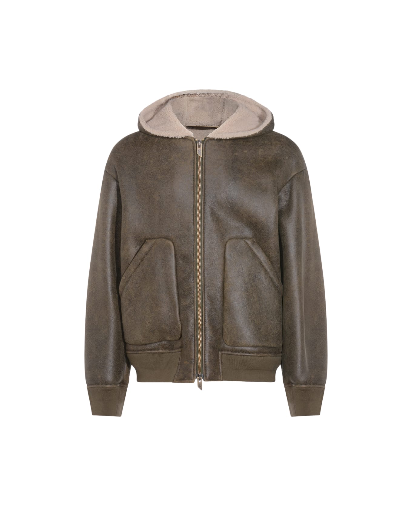 Salvatore Santoro Brown Leather Jacket レザージャケット