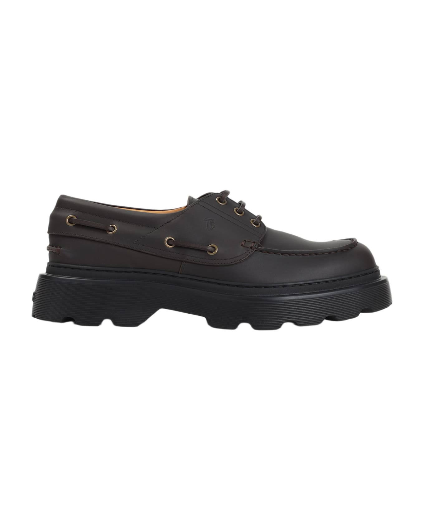 Tod
s Leather Lace-up - Palissandro
