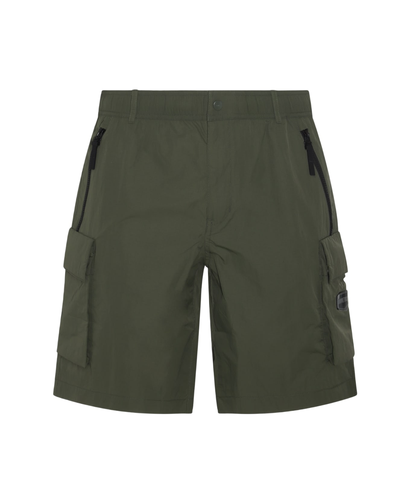 Duvetica Military Green Shorts - Military