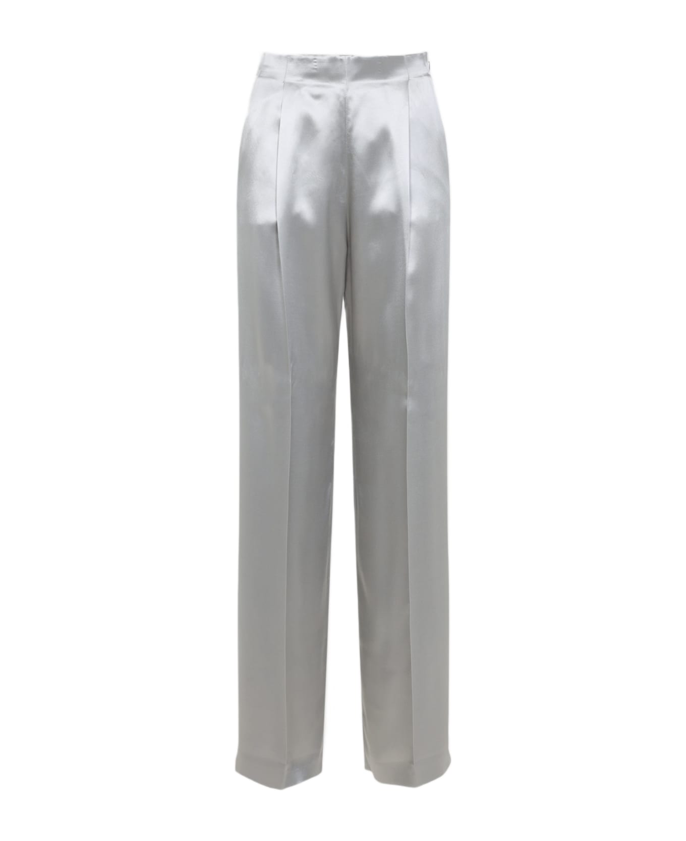 Alberta Ferretti Viscose Pants - Ghiaccio