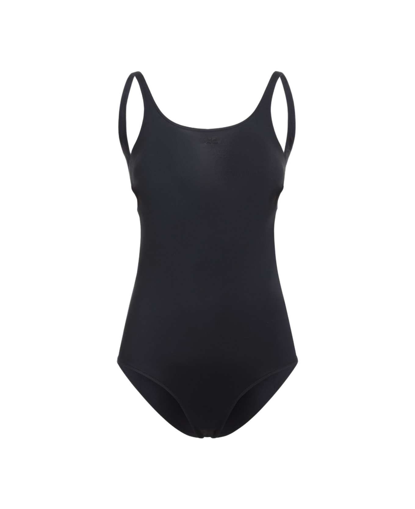 Courrèges Cut-out One-piece - Black