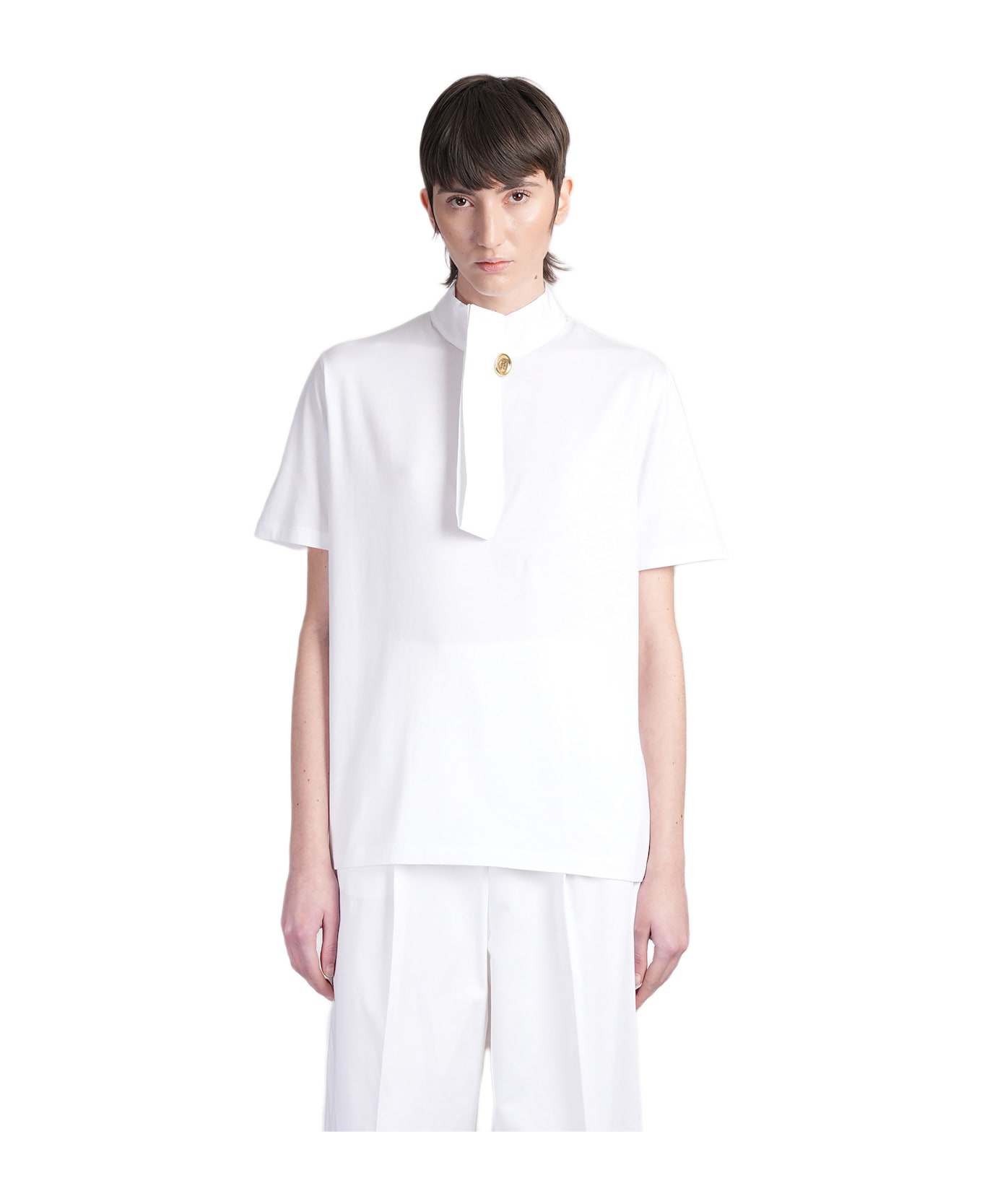 Givenchy T-shirt In White Cotton - white