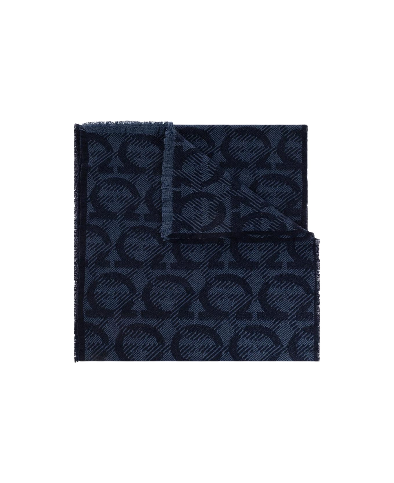 Ferragamo Wool Scarf - Blue
