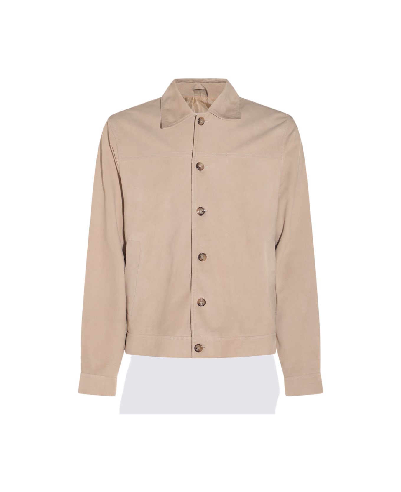 Altea Sand Leather Jacket - SAND