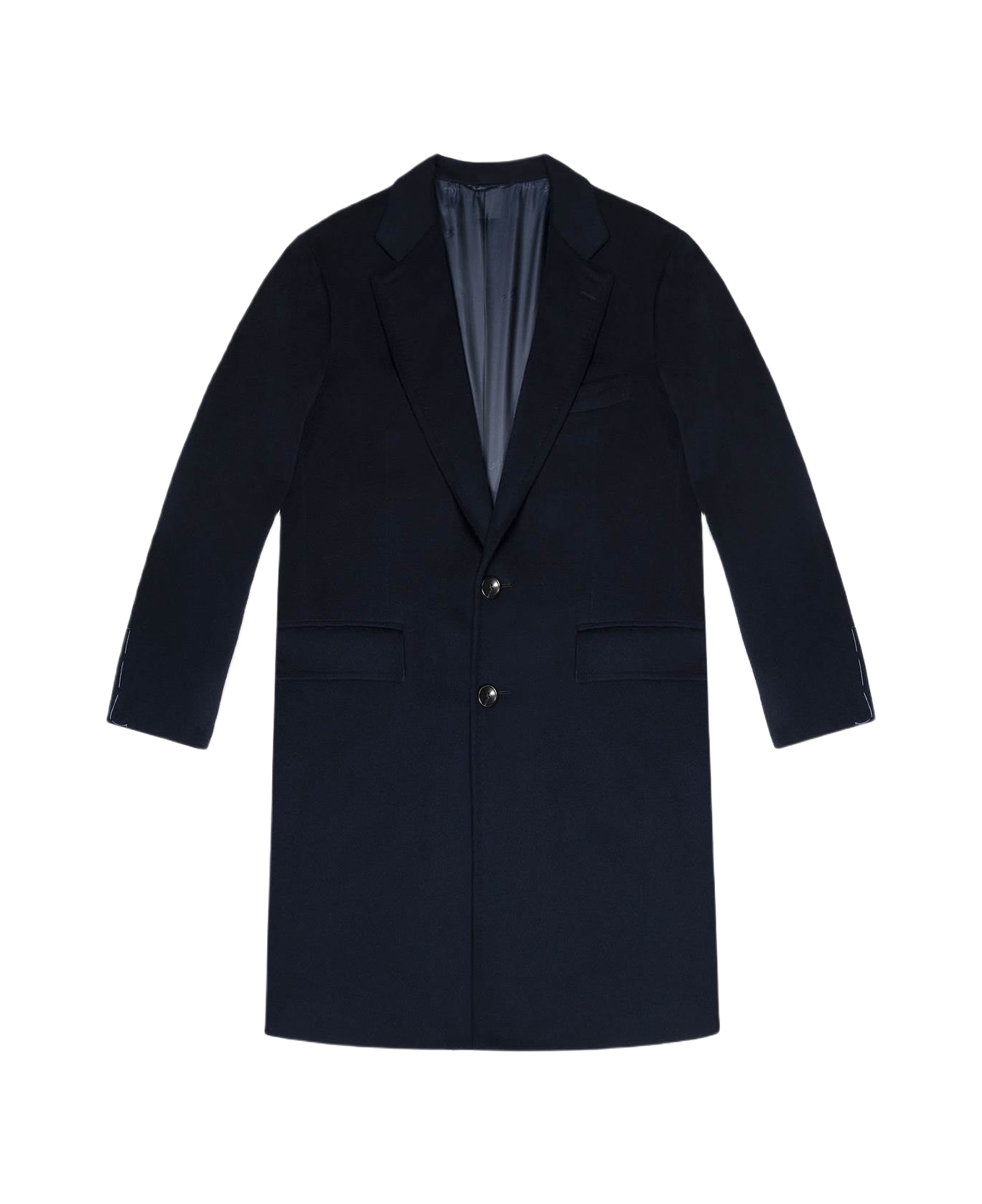Larusmiani Tailored Coat 'henry' Coat - MidnightBlue