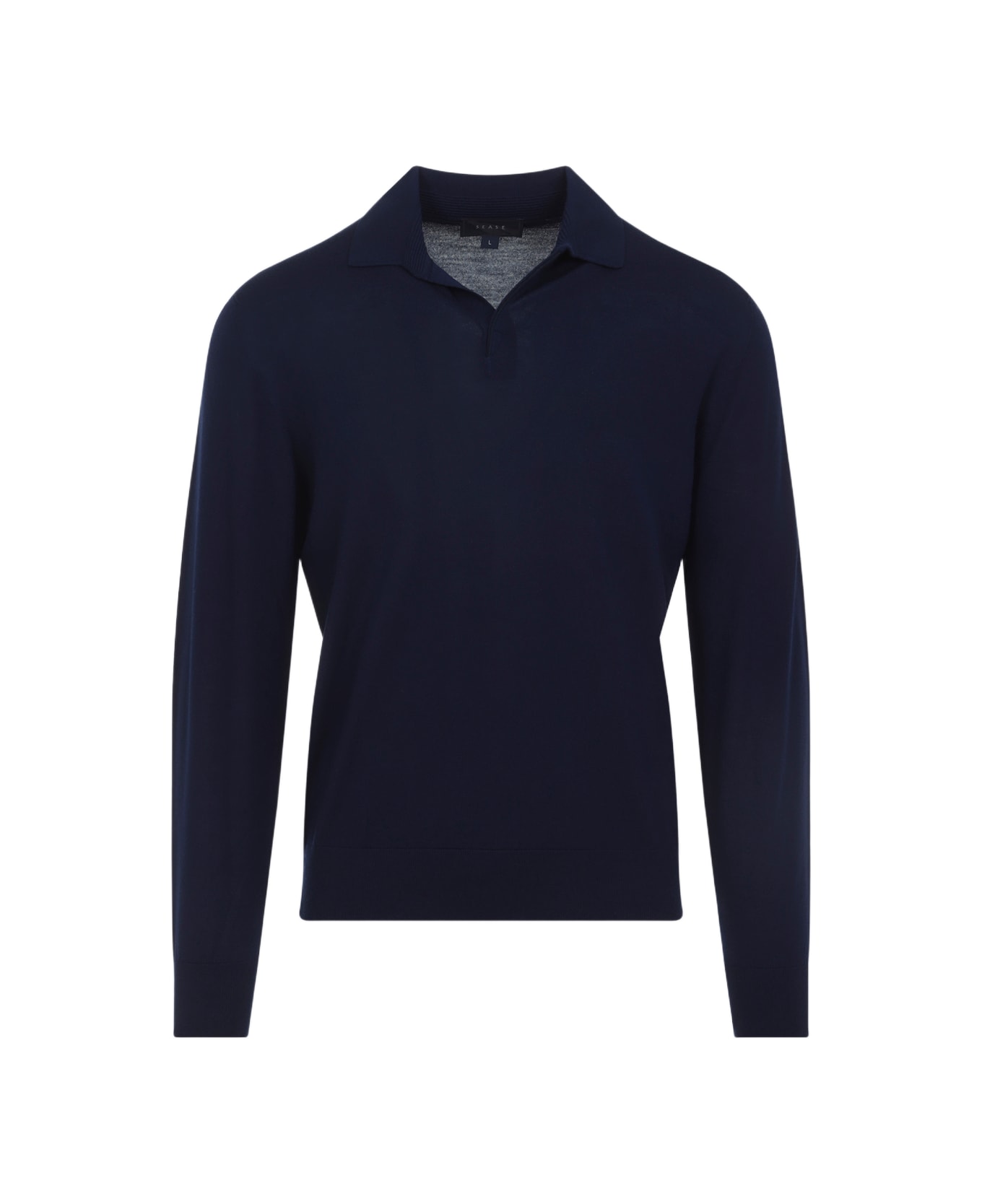 Sease Ultra Fine Polo - Navy Blue
