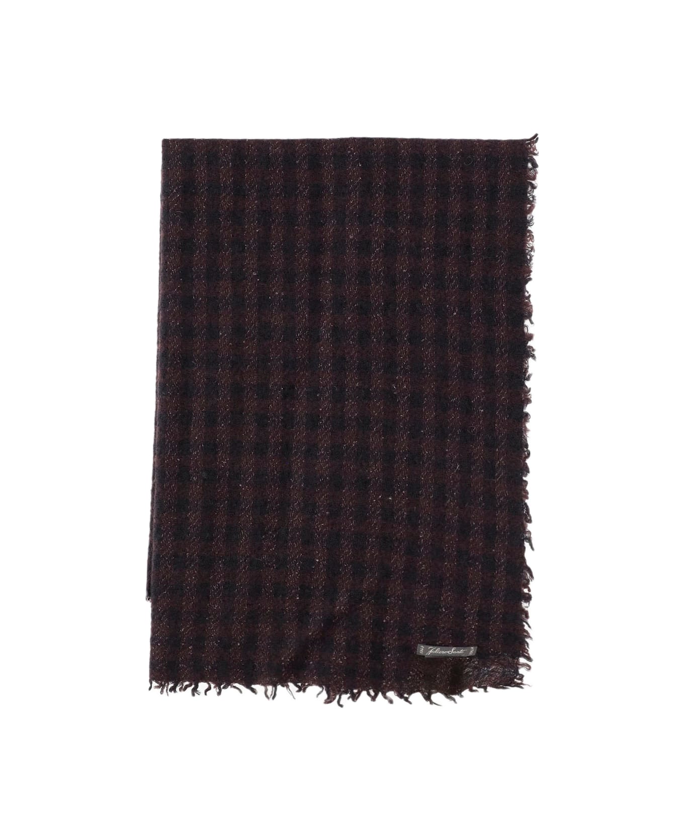 Faliero Sarti Paoletto Cashmere And Wool Blend Scarf - Brown