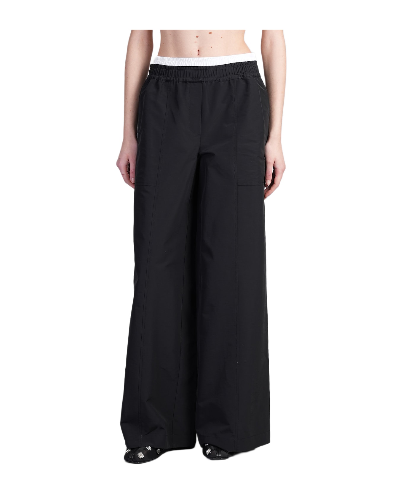 Simkhai Olly Pants In Black Cotton - black
