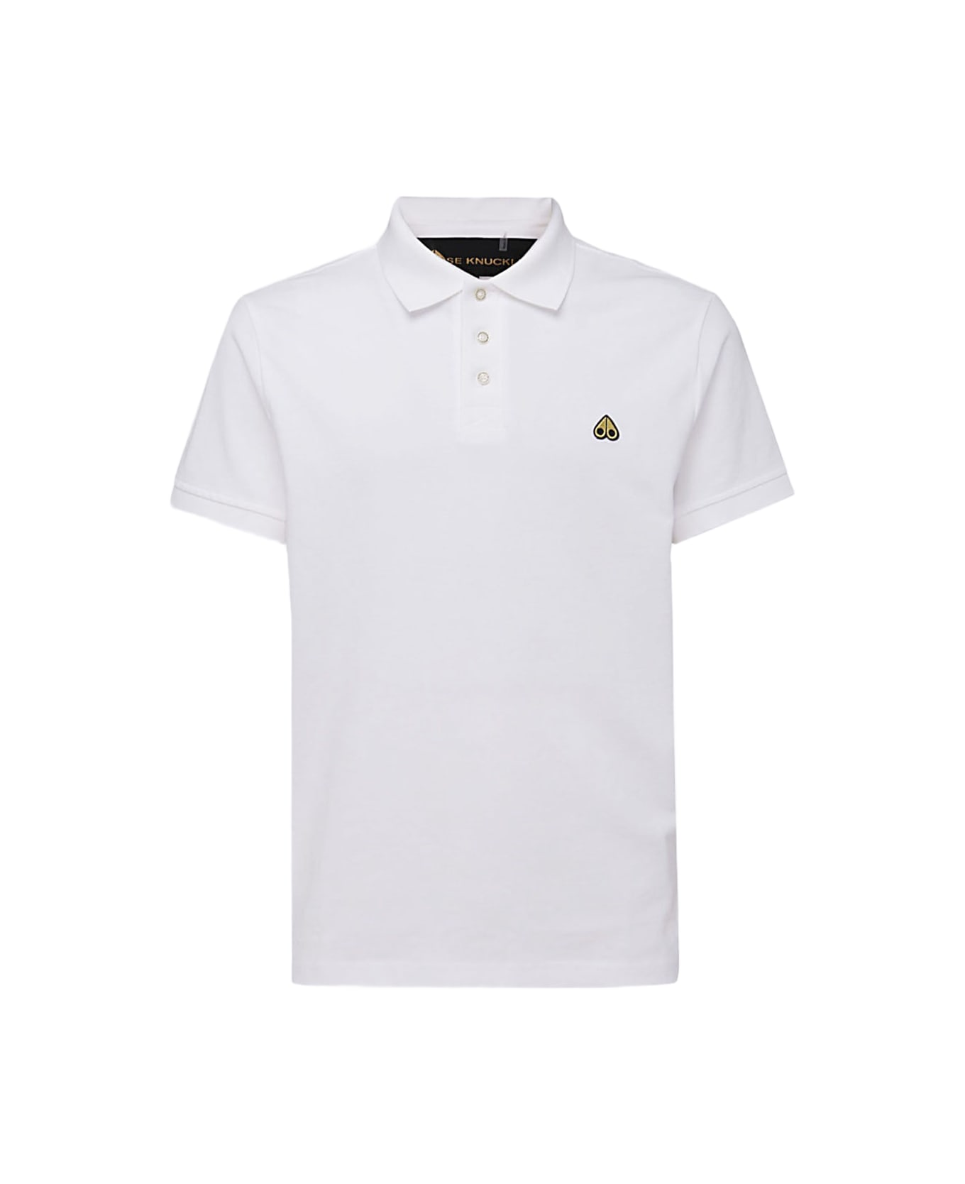 Moose Knuckles White Cotton Polo Shirt - White ポロシャツ