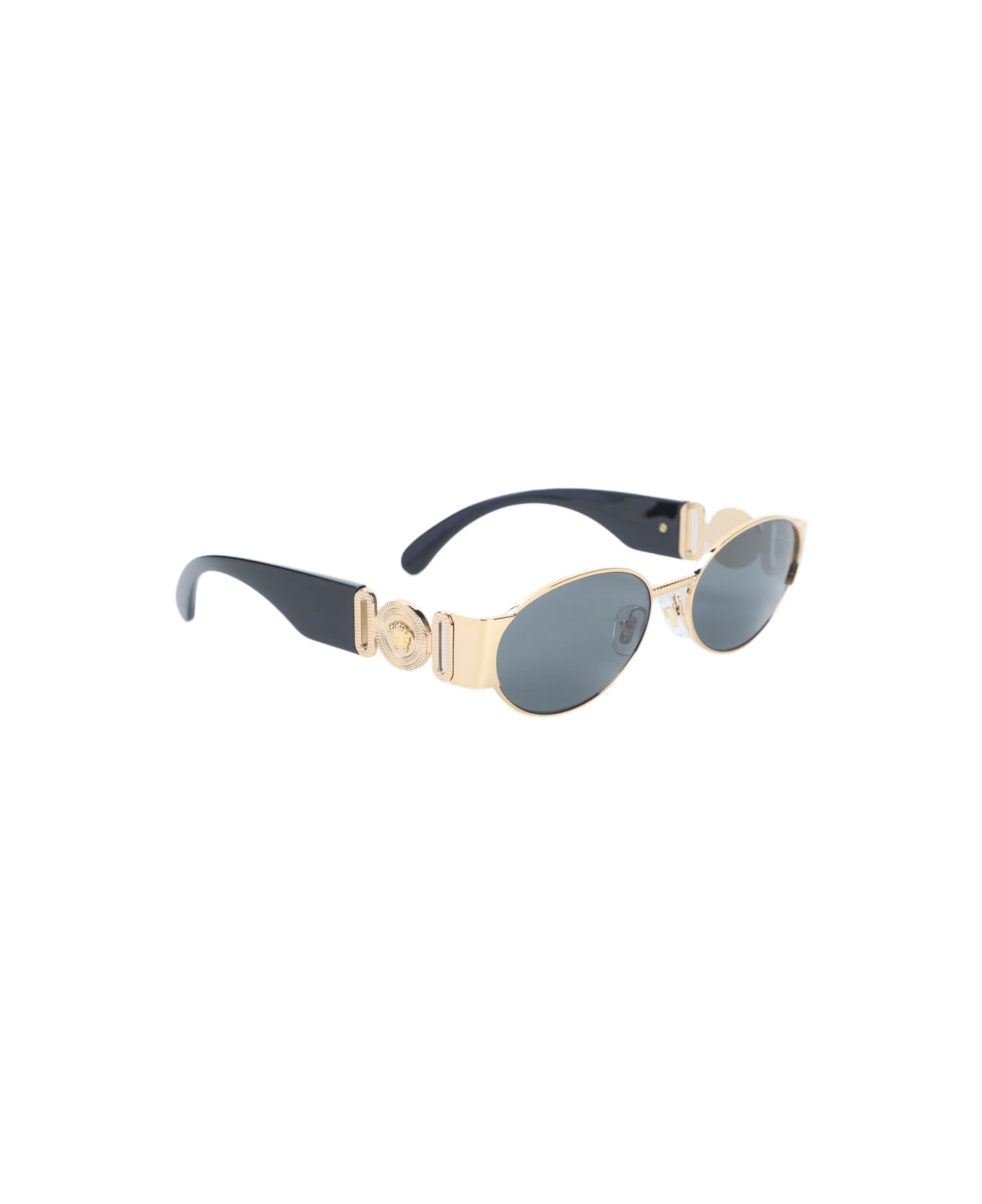 Versace Eyewear Sunglasses - Gold Dark Grey