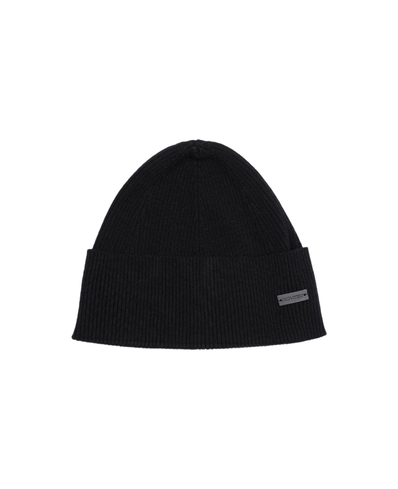 Saint Laurent Beanie Hat - Black