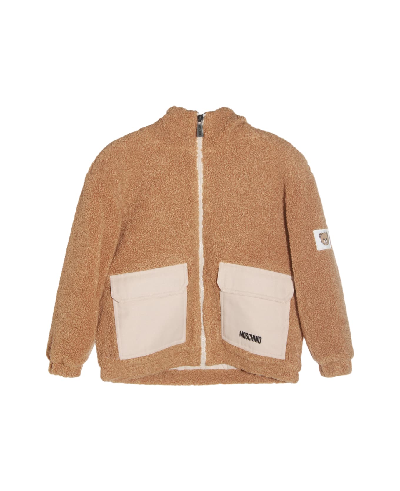 Moschino Brown Casual Jacket - BEAR BROWN