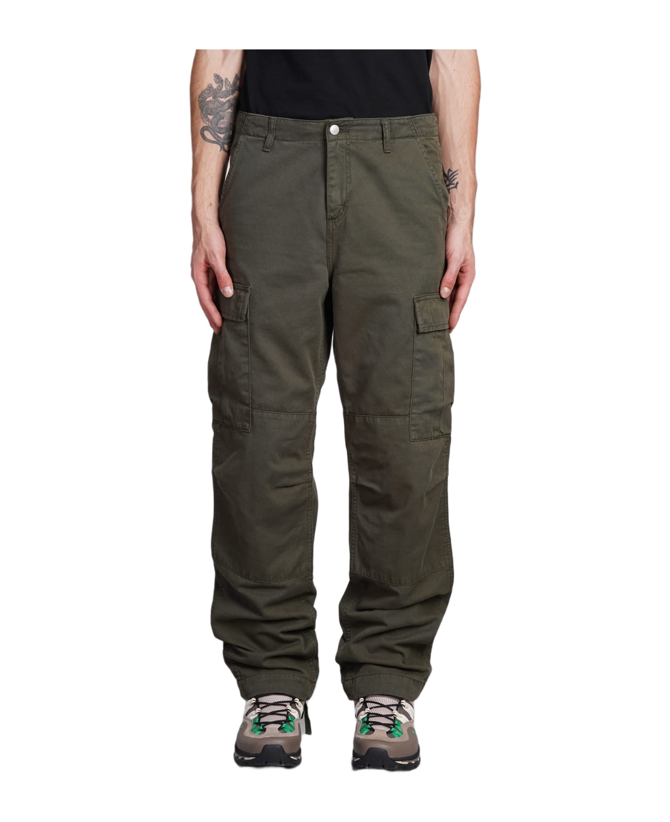 Carhartt Pants In Green Cotton - Green