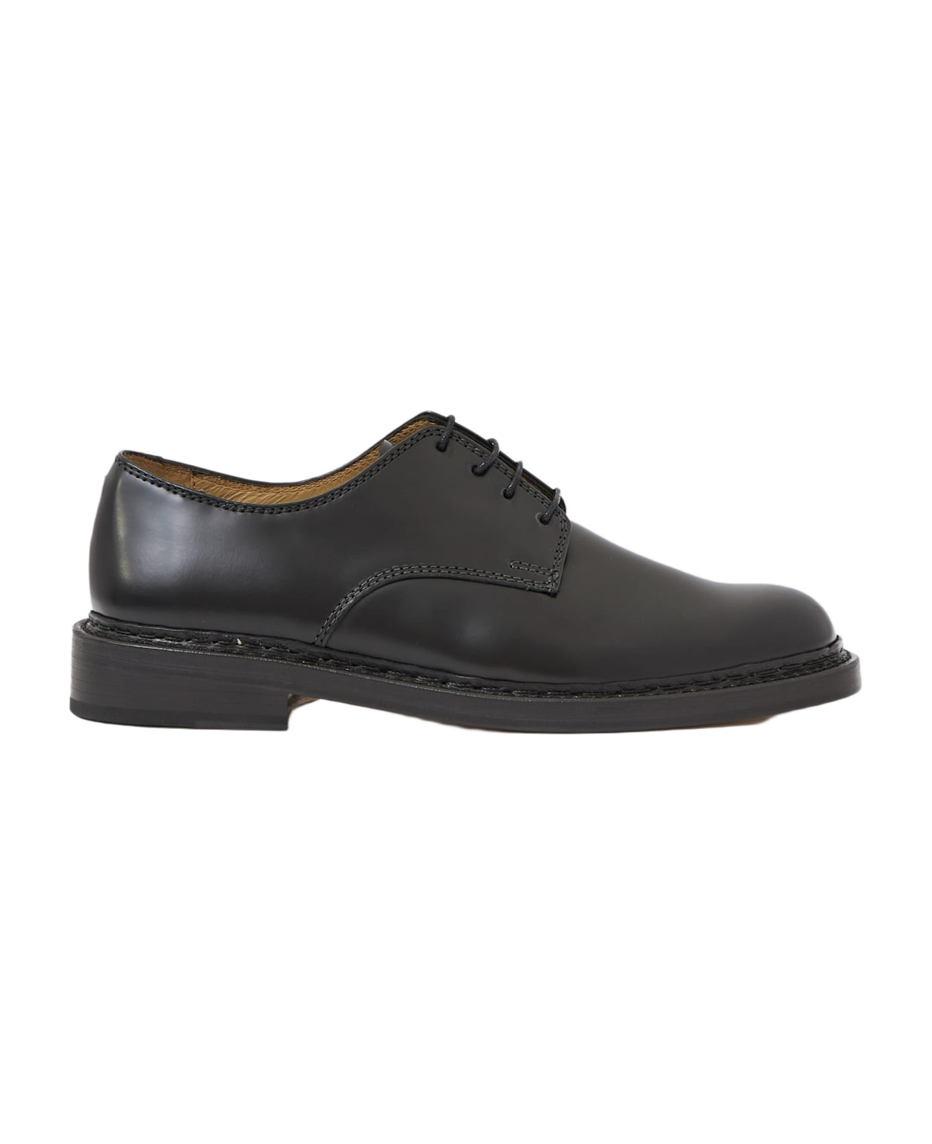 Our Legacy Uniform Parade Lace Up Shoes - black