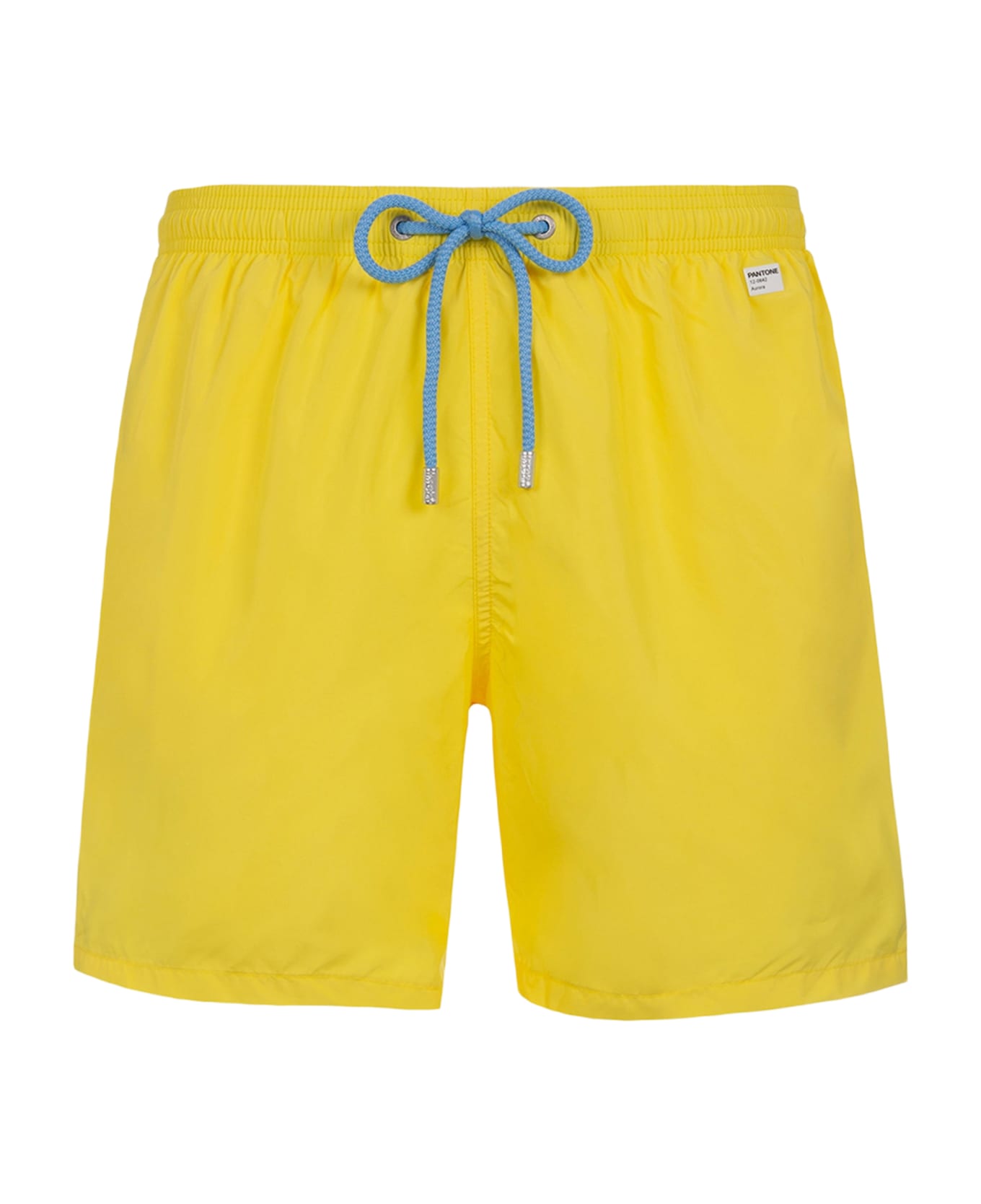 MC2 Saint Barth Man Lightweight Fabric Light Yellow Swim Shorts Lighting Pantone | Pantone® Special Edition - YELLOW