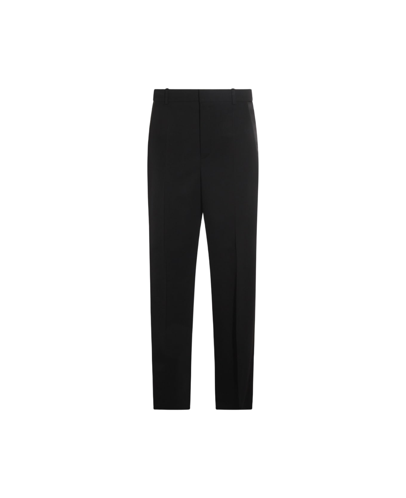 Saint Laurent Black Wool Pants - Black