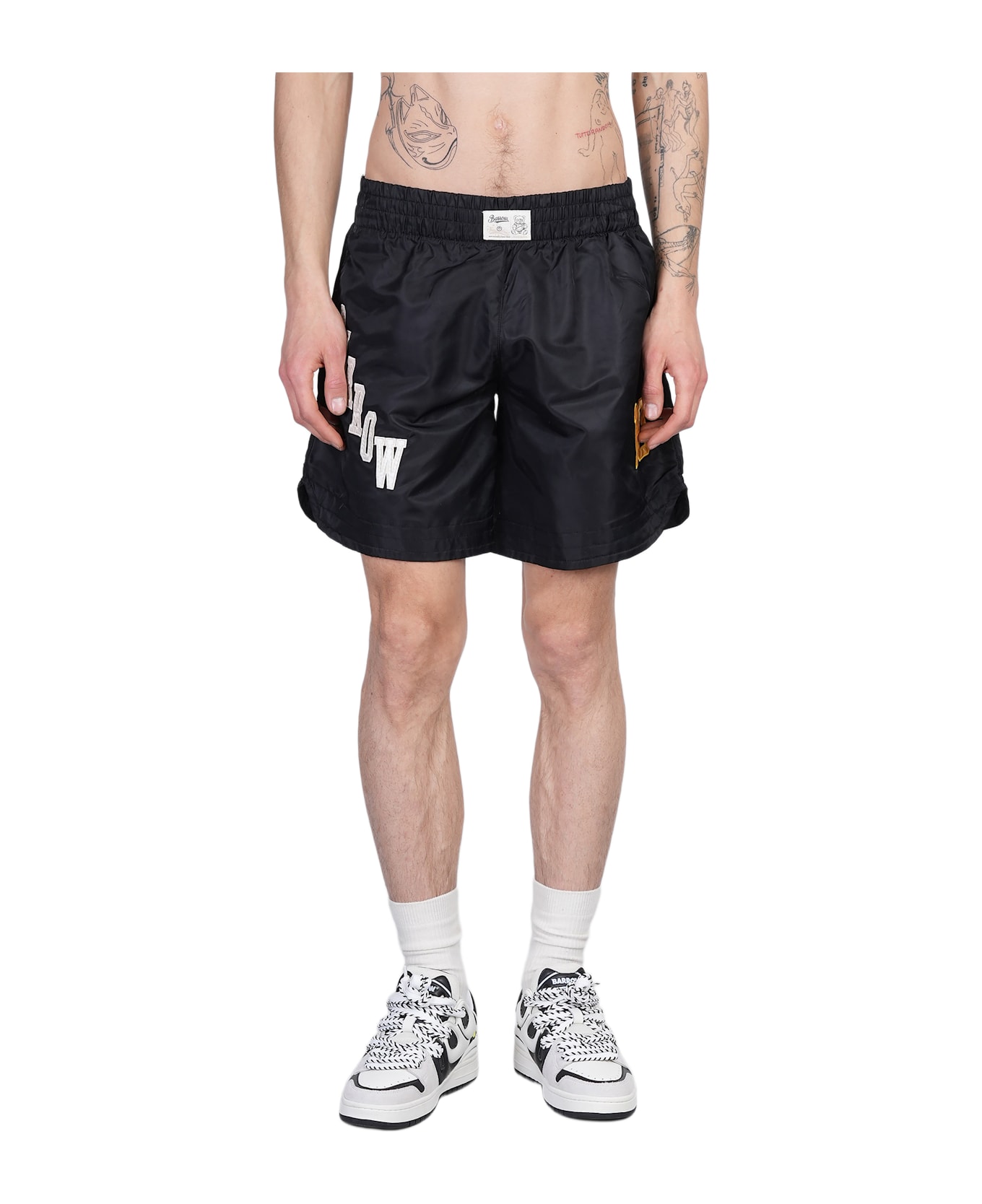 Barrow Shorts In Black Polyamide - black