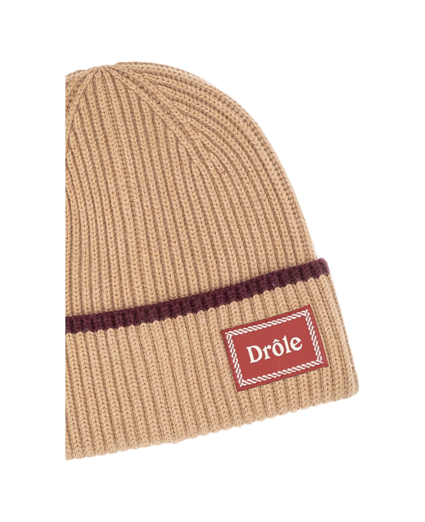 Drôle de Monsieur Wool Beanie - Beige