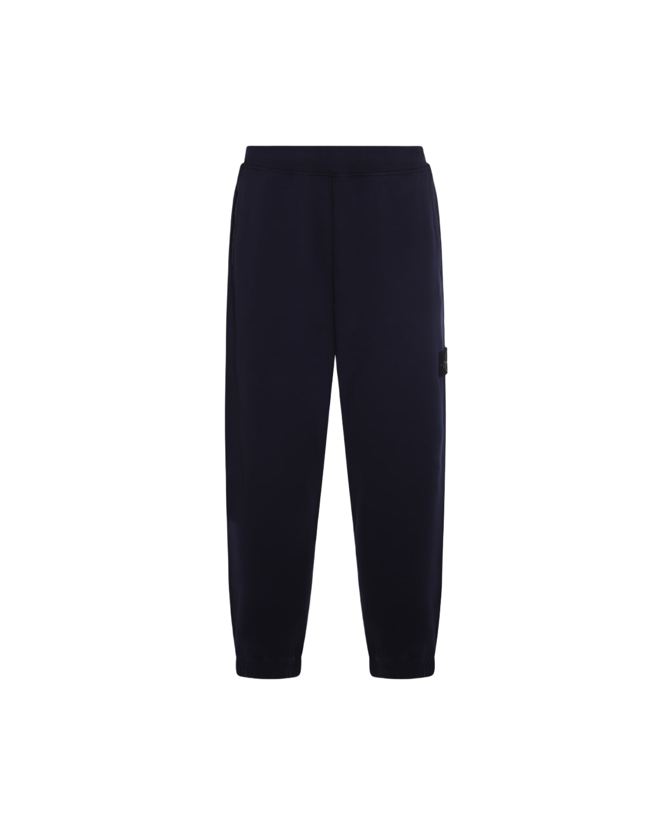 Stone Island Blue Cotton Pants - Blue
