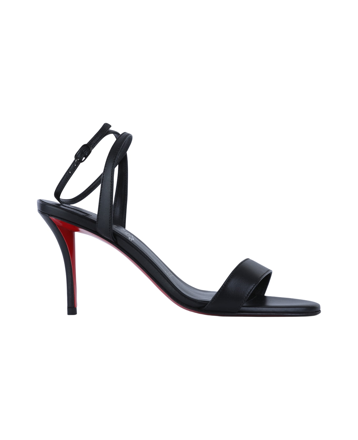 Christian Louboutin Black Nappa Miss Z 80 Sandal - Black