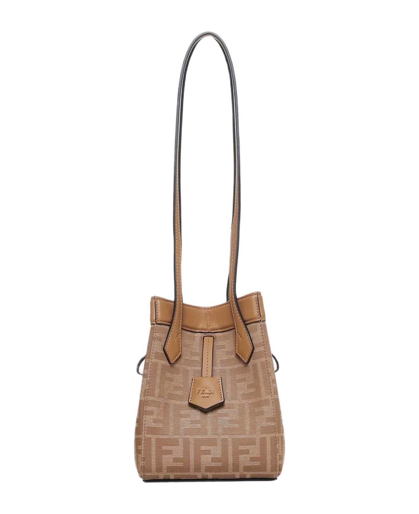 【FENDI】ORIGAME MINI SHOULDER BAG FENDI Origami Mini Leather Shoulder Bag