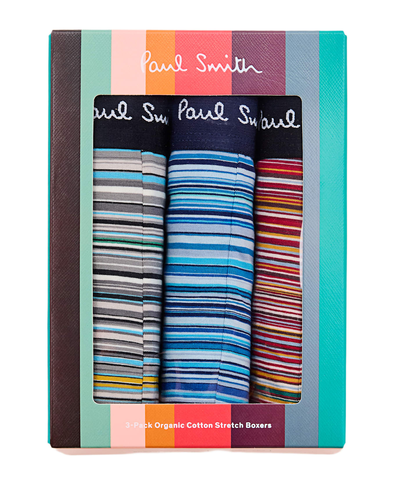Paul Smith Men Trunk 3 Pack Mix Sign - MultiColour