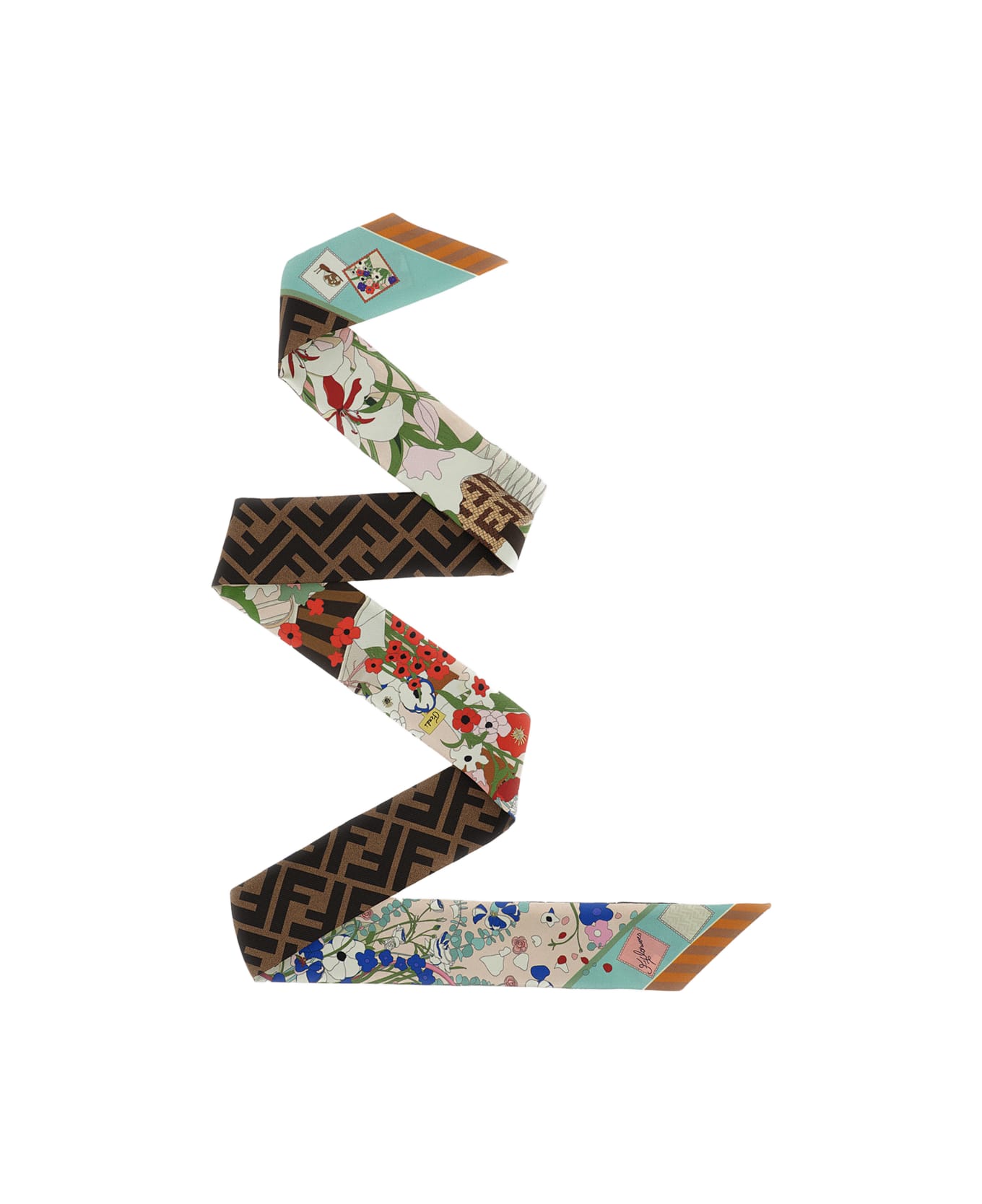 Fendi Wrappy Florist Print - MultiColour