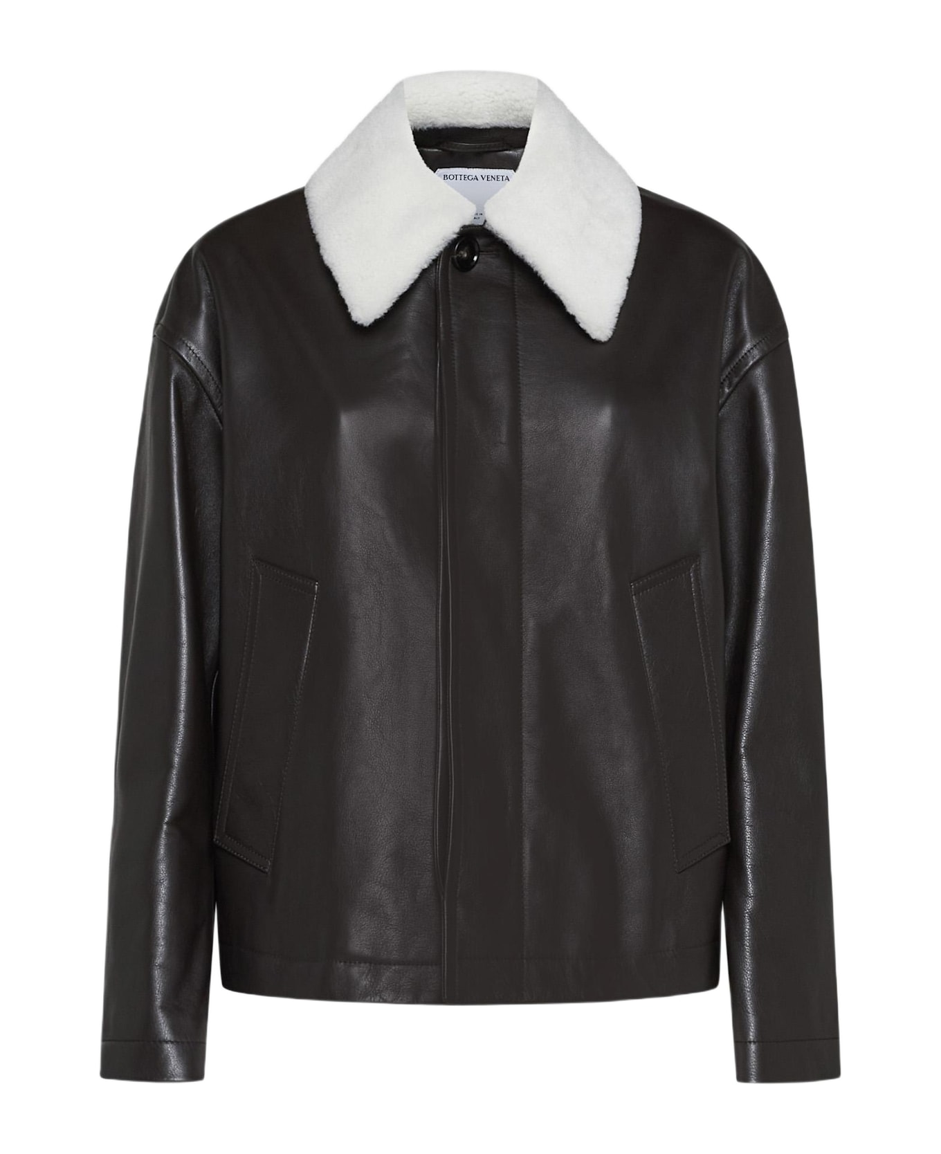 ボッテガヴェネタ Bottega Veneta Leather Jacket Black Leather jacket Bottega Veneta - Vitkac Canada