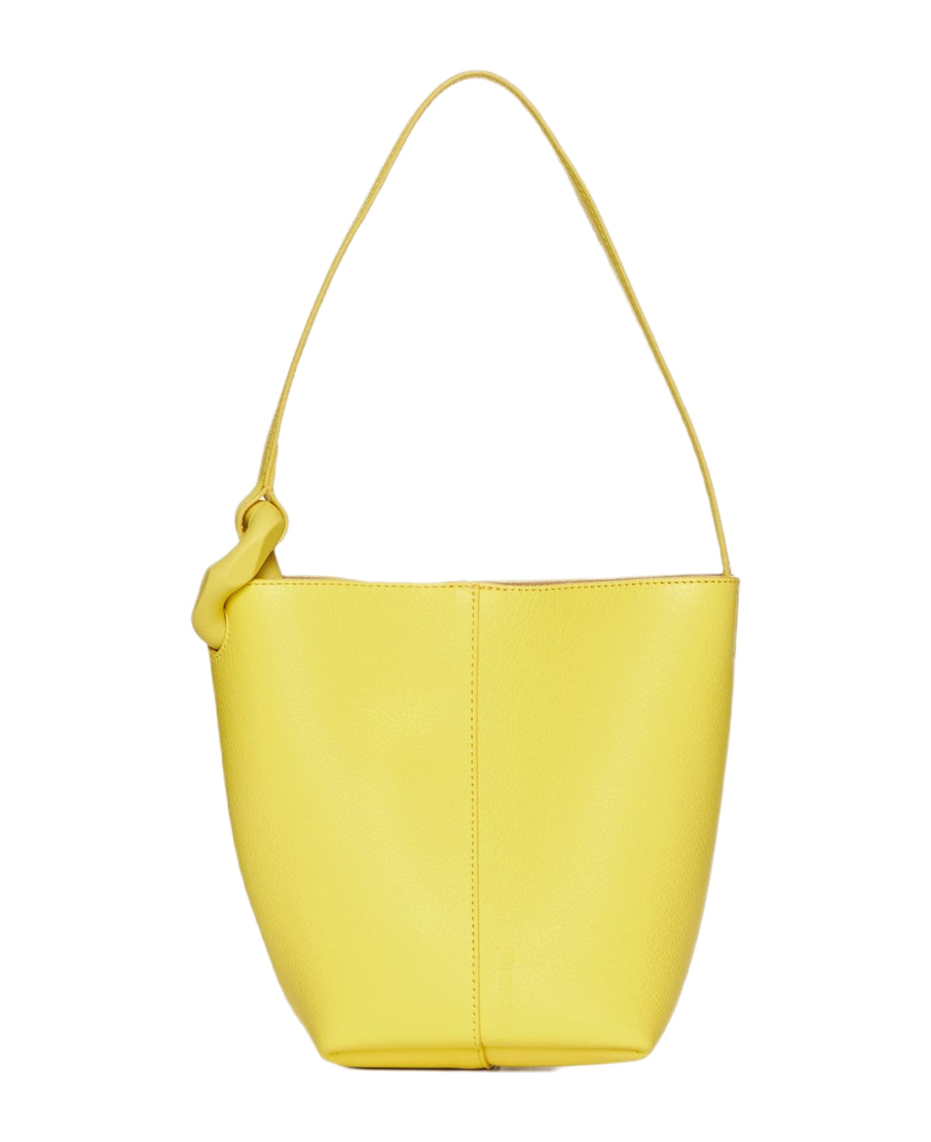 J.W. Anderson Corner Leather Small Bucket Bag - yellow トートバッグ