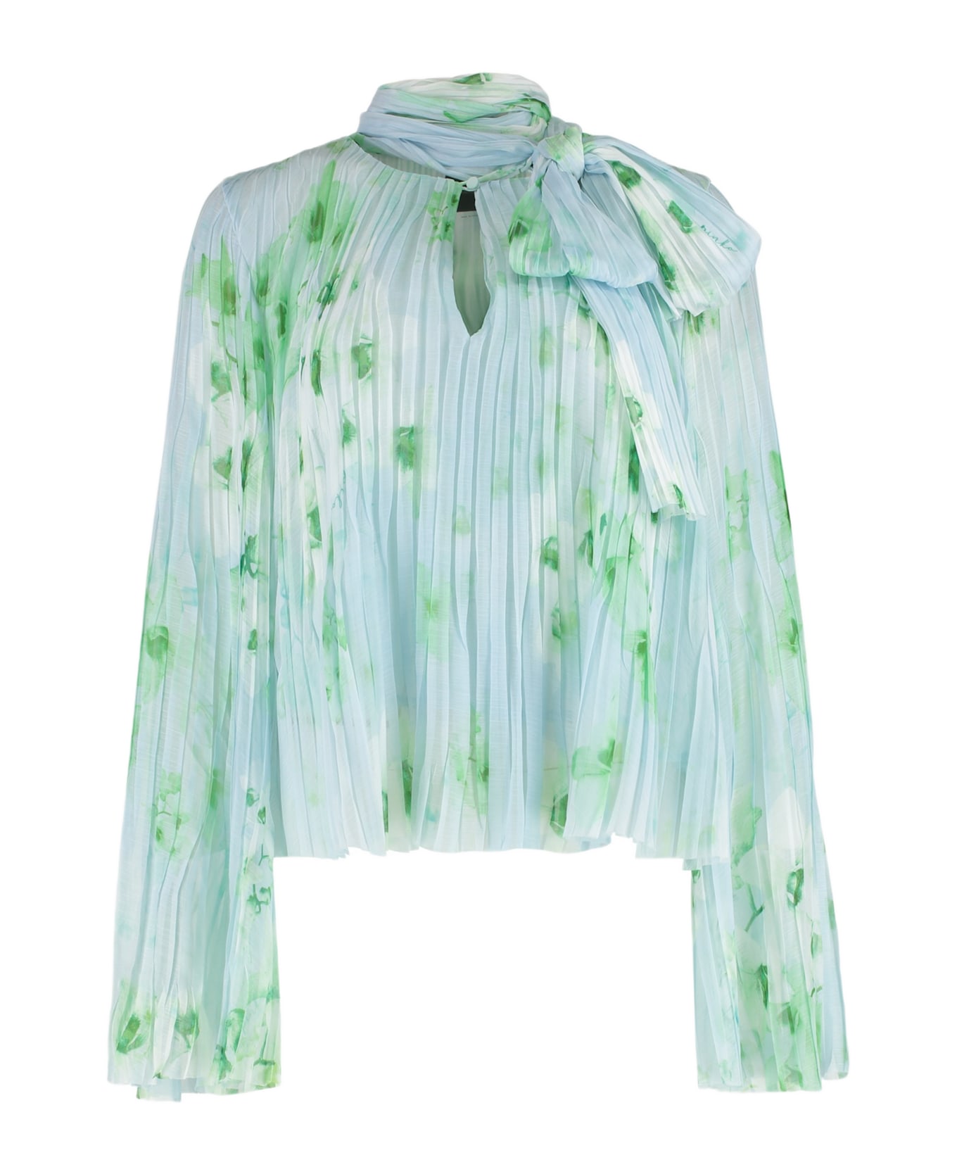 Pinko Bucero Crepe Blouse - Multicolor