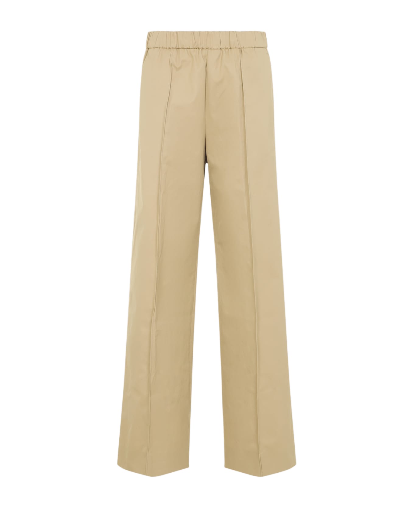 Jil Sander Track Inspired Relaxed Pants - Dark Sand