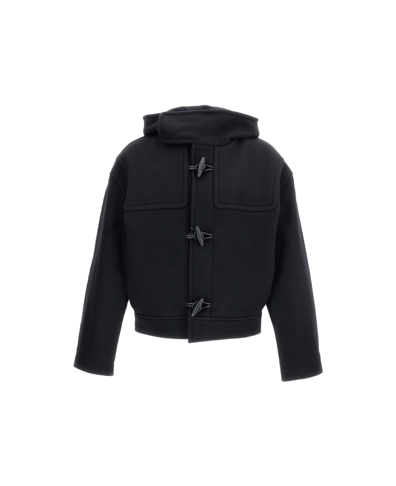 Jacquemus Wool Jacket Le Duffle Cabana - Black
