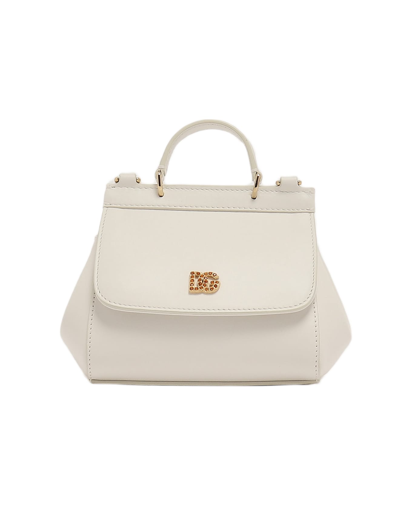 Dolce & Gabbana Miss Sicily Shoulder Bag - LATTE