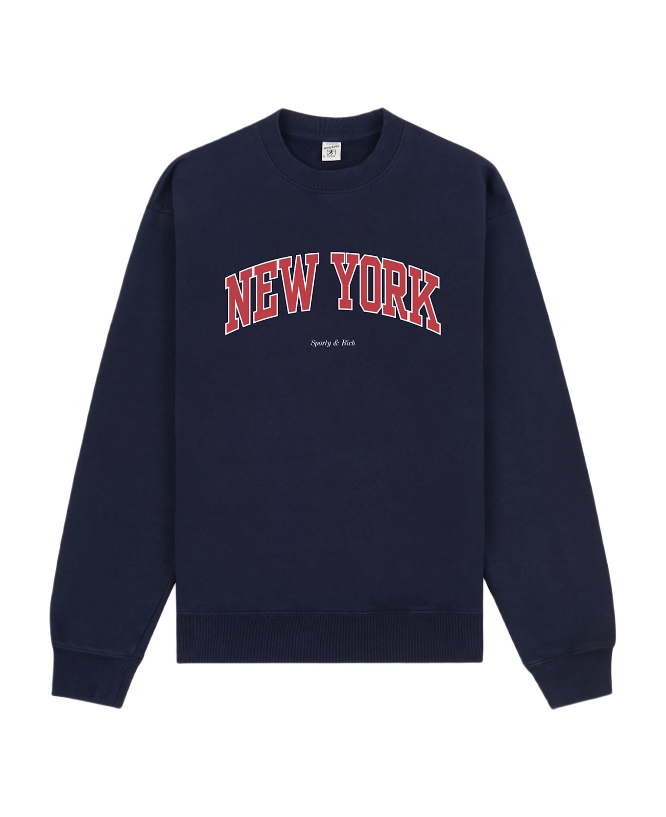Sporty & Rich New York Ivy Crewneck - Dark Navy