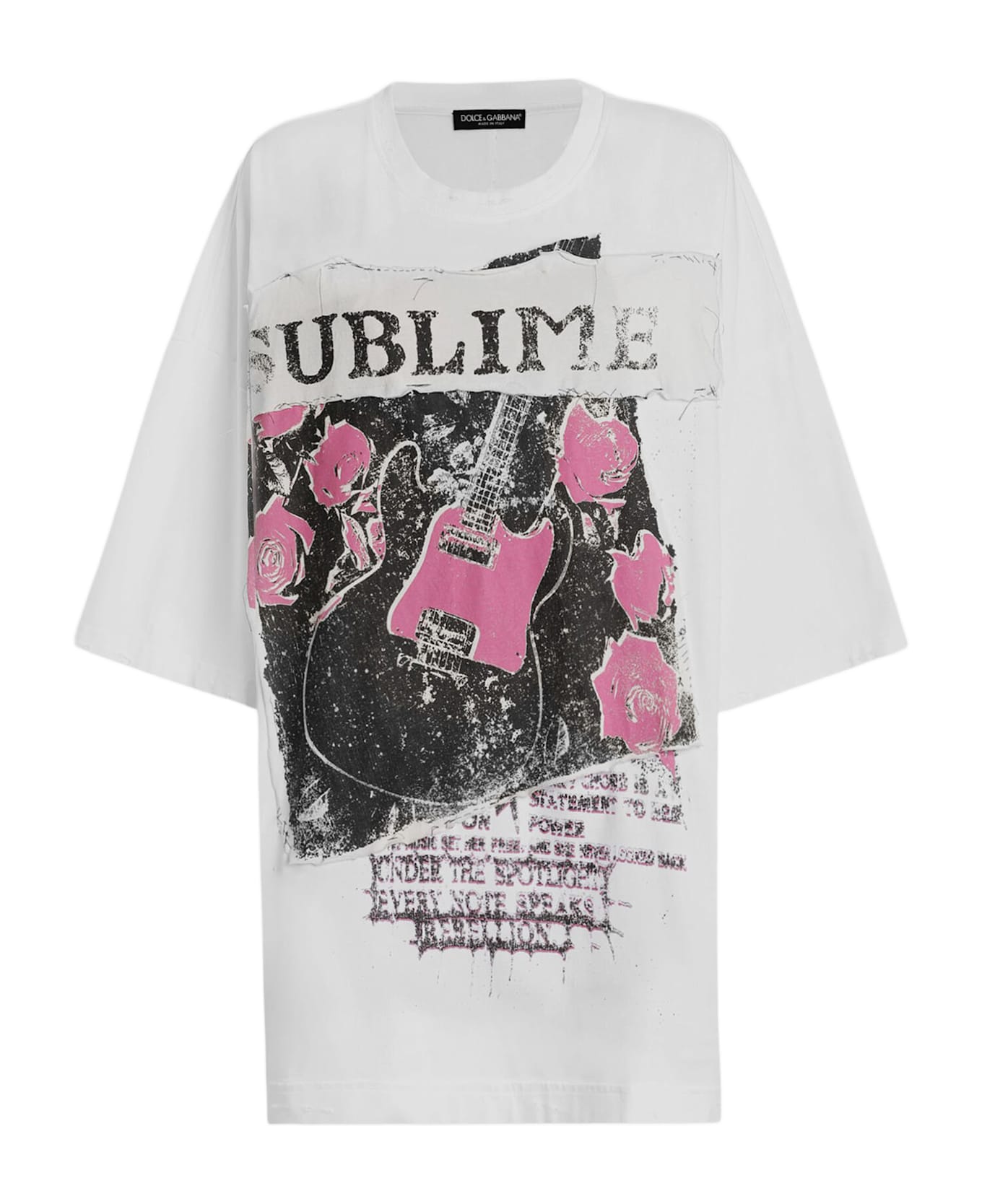 Dolce 
Gabbana Cotton T-shirt With Print - Red