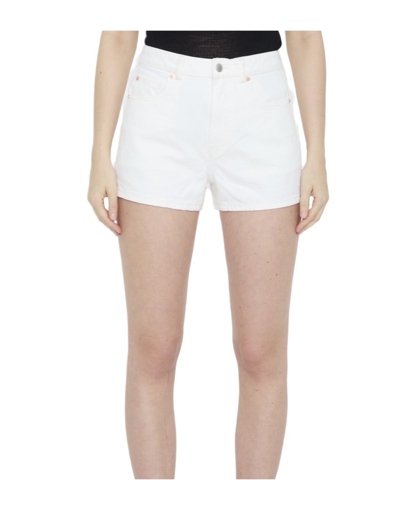 Alexander Wang Denim Shorts - WHITE ショートパンツ