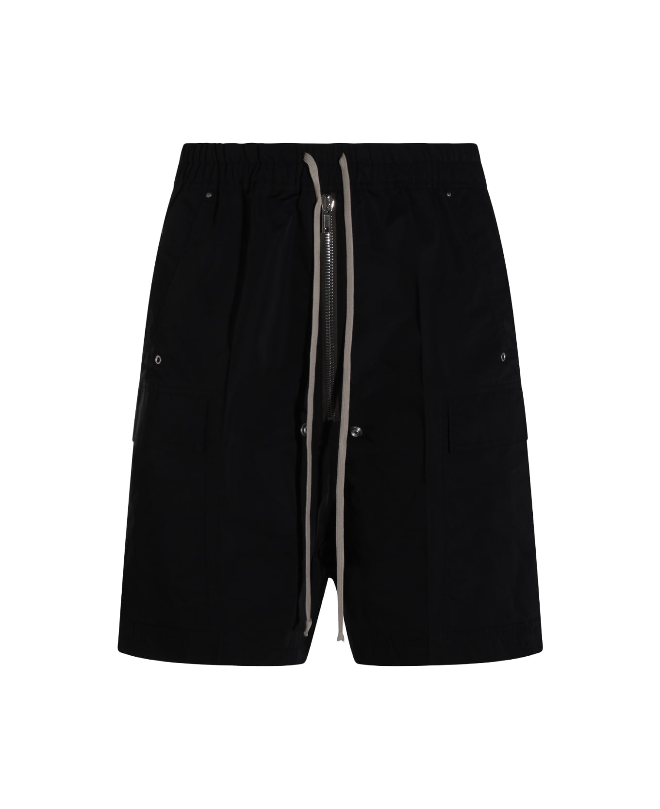Rick Owens Black Cargobela Shorts - Black