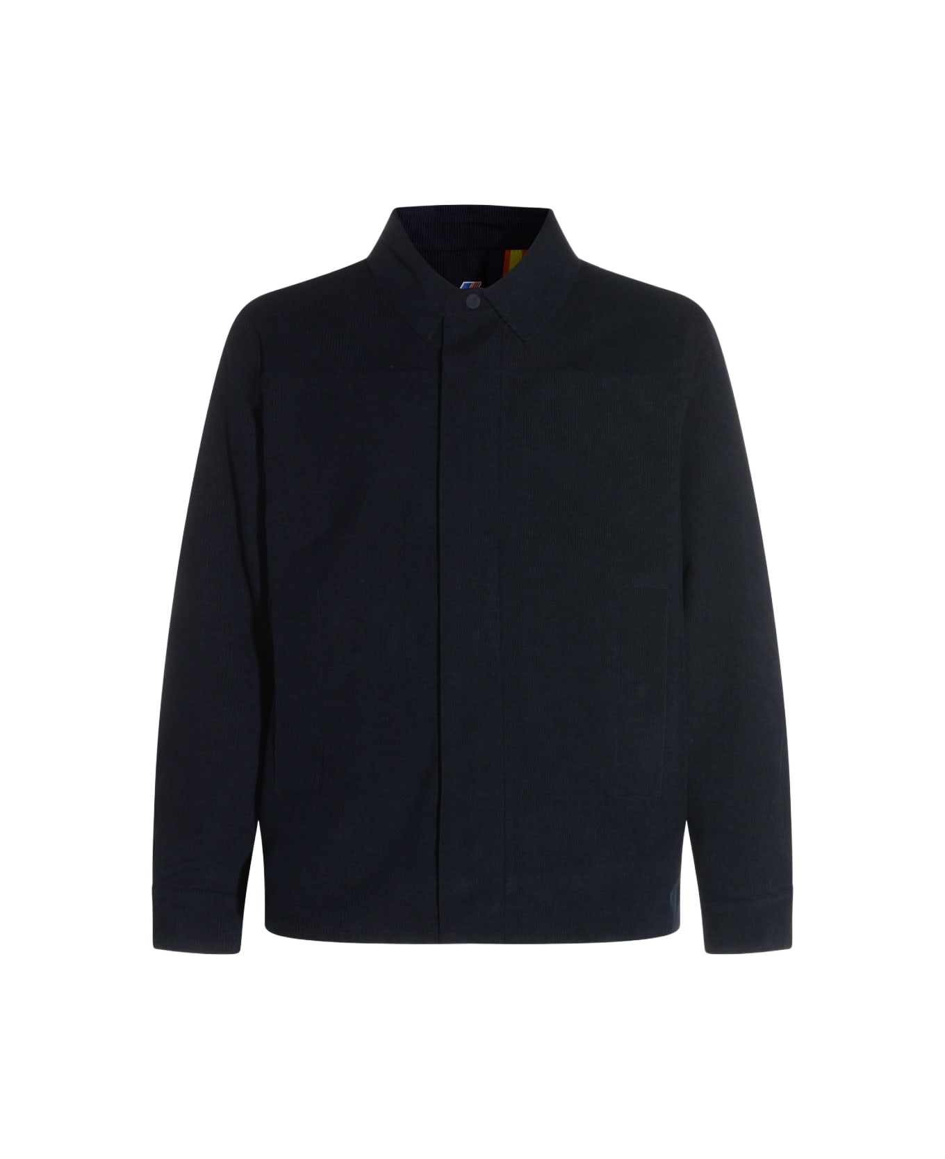 K-Way Dark Blue Shary Corduroy Casual Jacket - BLUE DEPTH