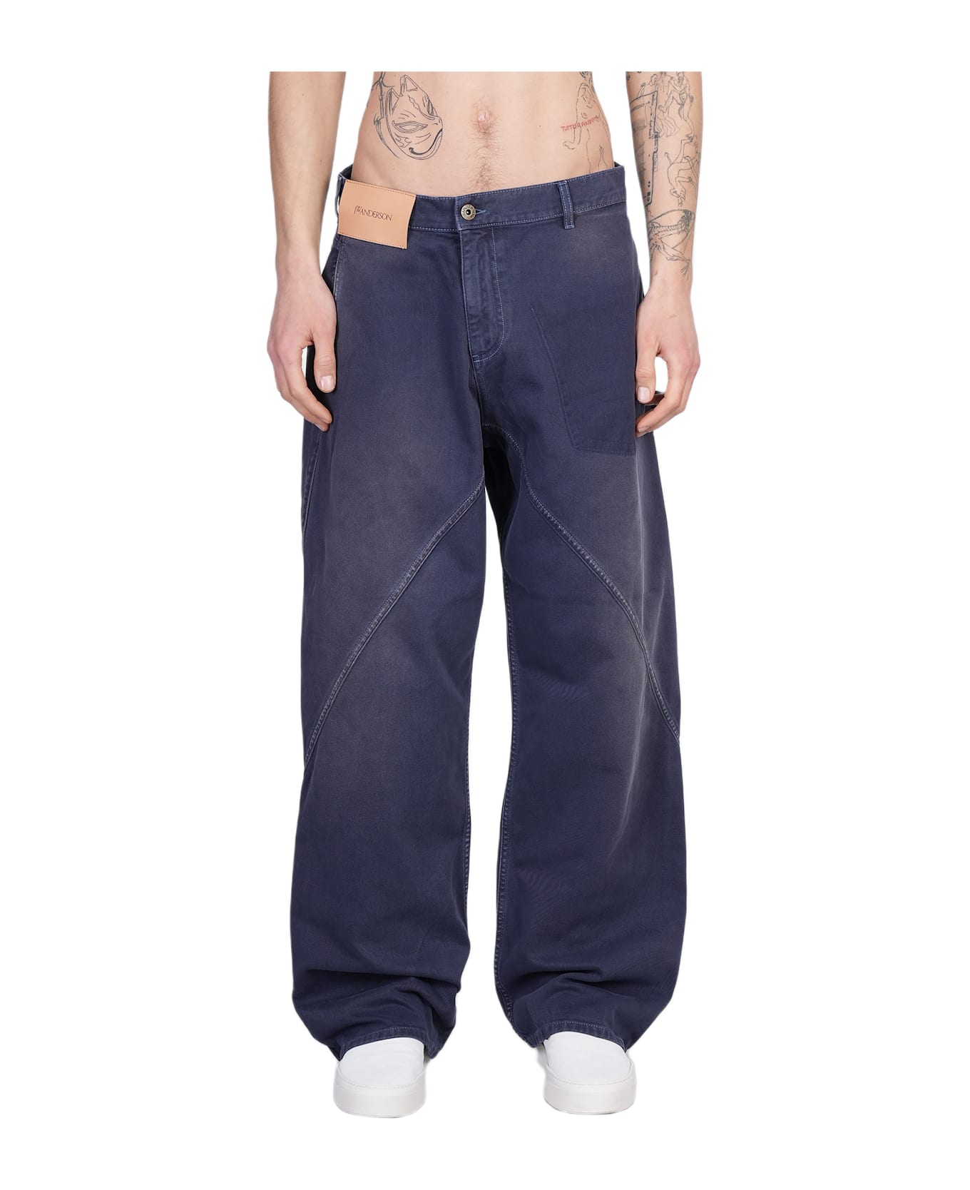J.W. Anderson Jeans In Blue Denim - NAVY