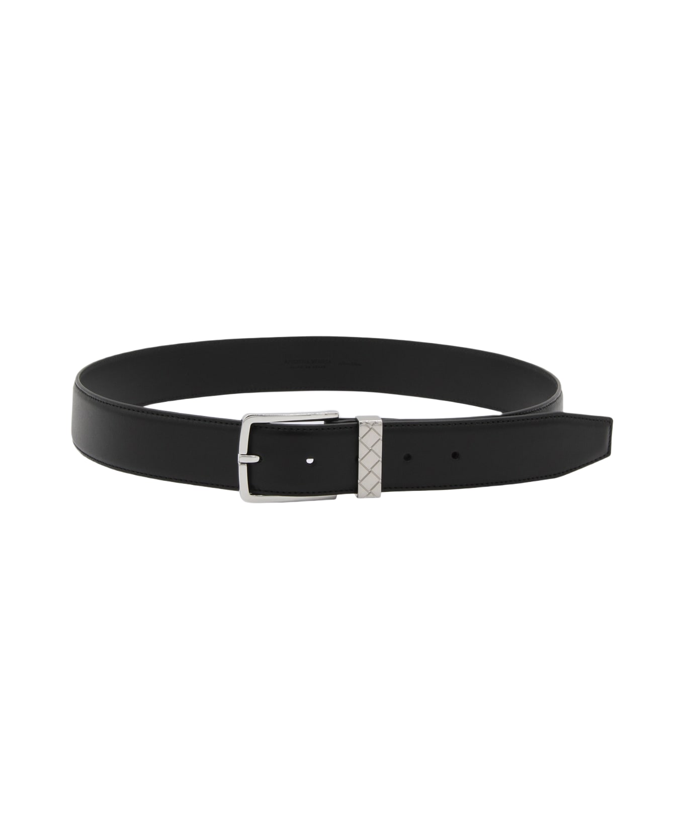 Bottega Veneta Black Leather Belt - Black ベルト