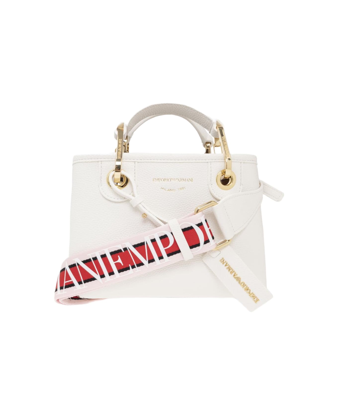 Emporio Armani 'myea Mini' Shoulder Bag - White トートバッグ