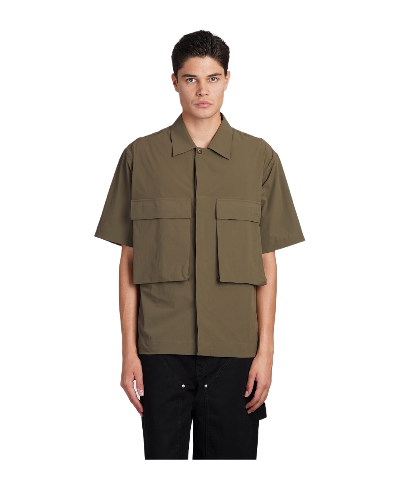 Givenchy Shirt In Green Polyamide - green