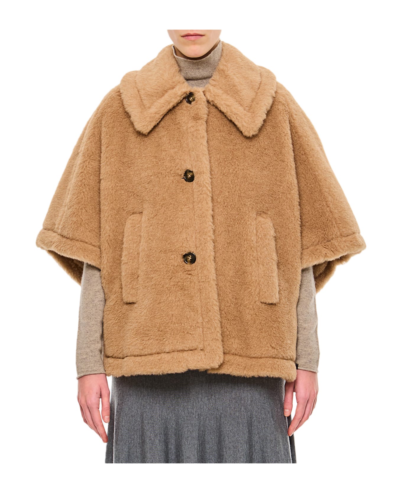 Max Mara Tenebre4 Teddy Cape - Beige