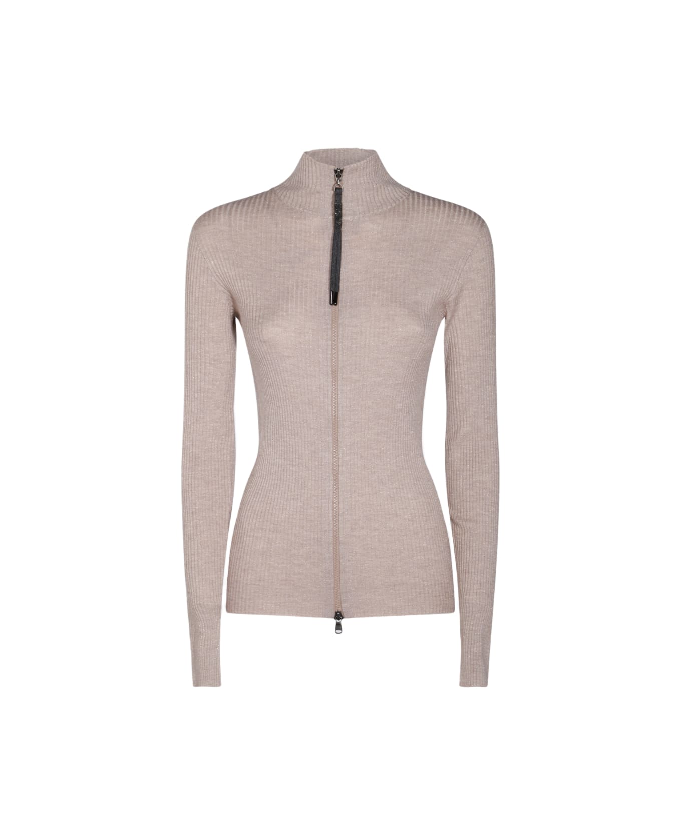 Brunello Cucinelli Beige Wool Knitwear - Beige