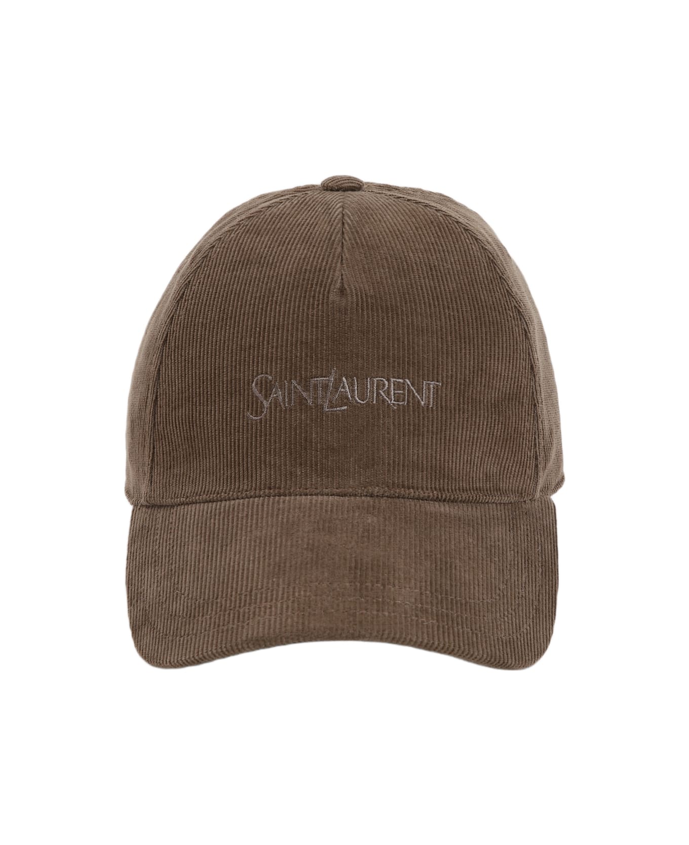 Saint Laurent Corduroy Hat - Kaki Gold