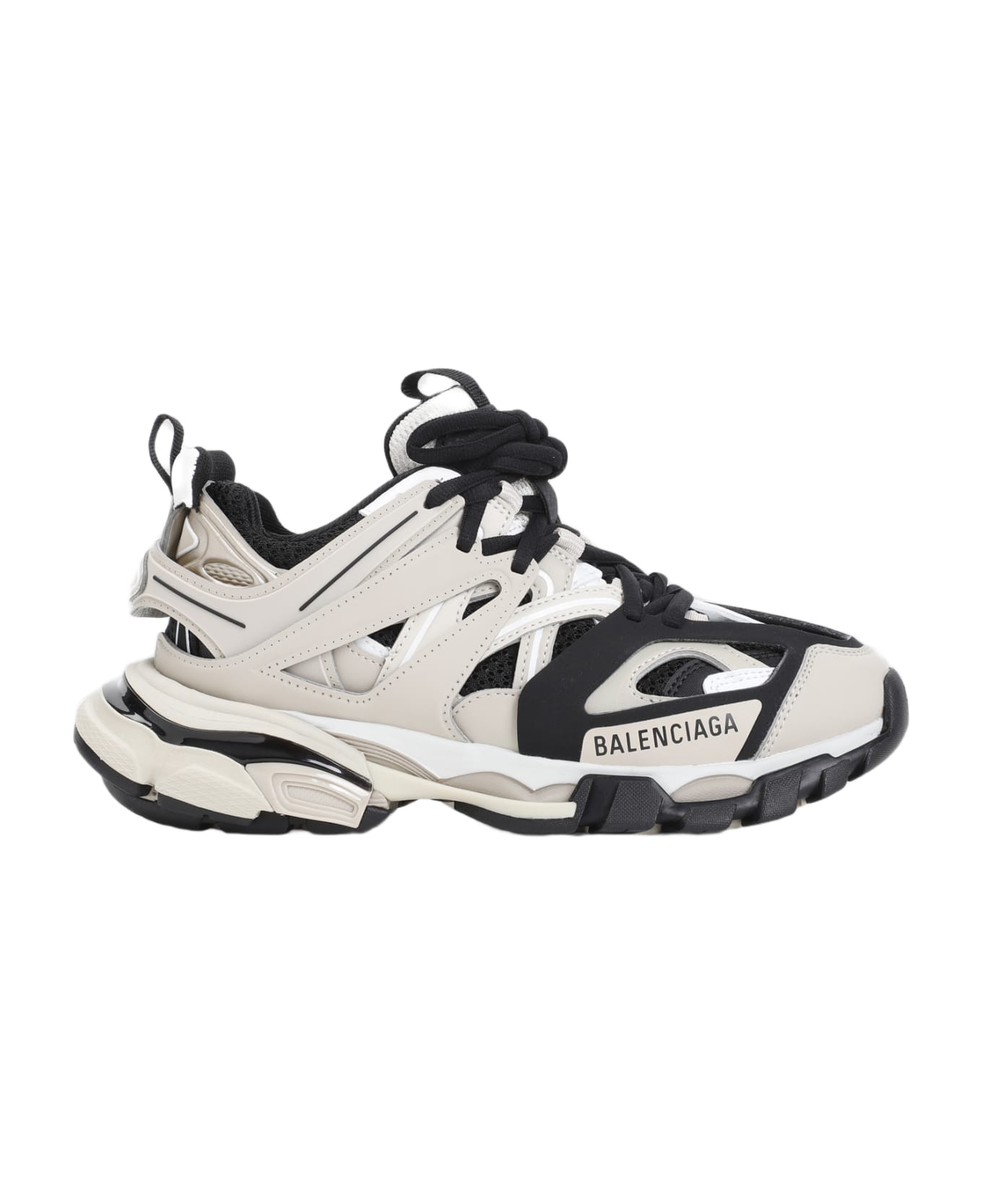Balenciaga Track Sneakers - Beige  Black