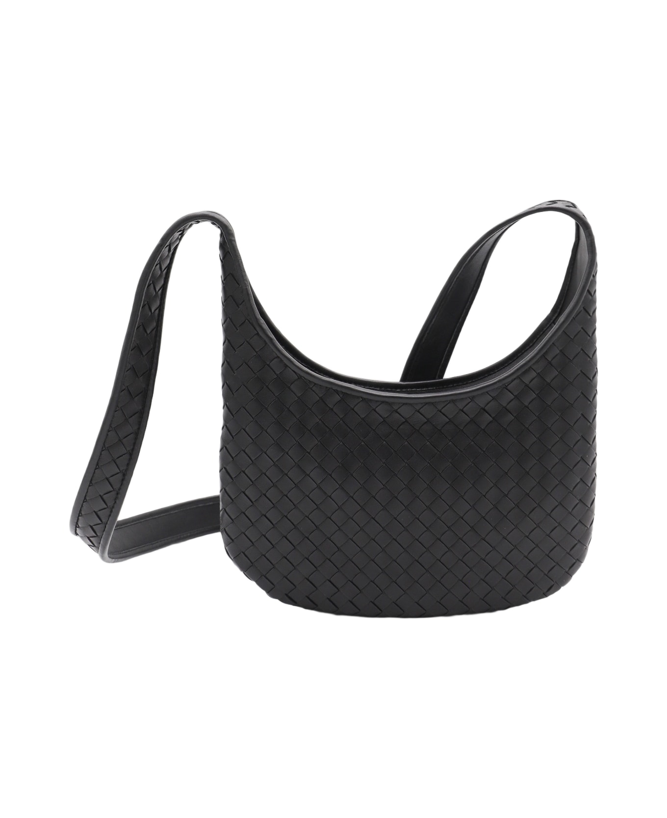 Bottega Veneta Black Leather Bag - Black